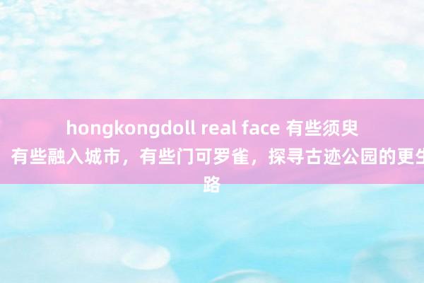 hongkongdoll real face 有些须臾翻红，有些融入城市，有些门可罗雀，探寻古迹公园的更生之路