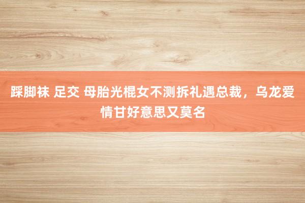 踩脚袜 足交 母胎光棍女不测拆礼遇总裁，乌龙爱情甘好意思又莫名